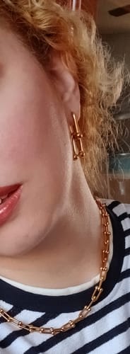 Customer photo review of Aretes Tiffany