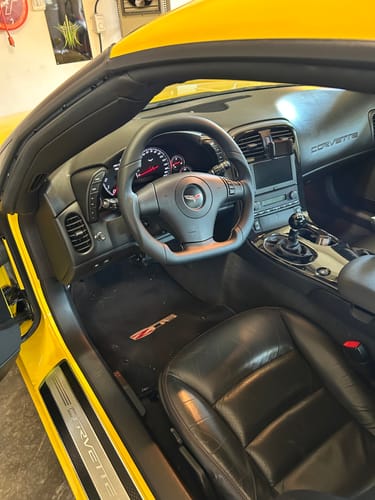Customer photo review of [Customizable] Real Carbon Fiber Steering Wheel Button Trim Cover Frame Bezels interior Replacement part For Chevy Corvette C6 2006-2011