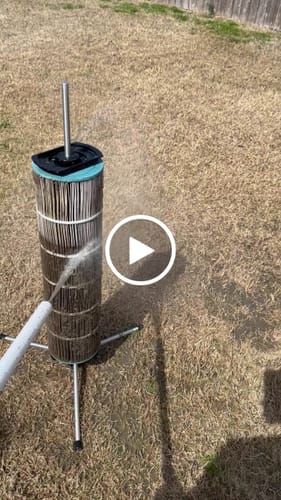 Customer video review of Cyclone Pool Filter Cleaning System