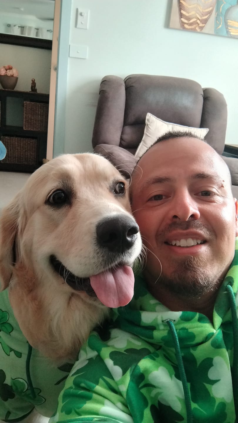 Customer photo review of St. Paddy's Human Hoodie - Shamrocks (Limited Edition)