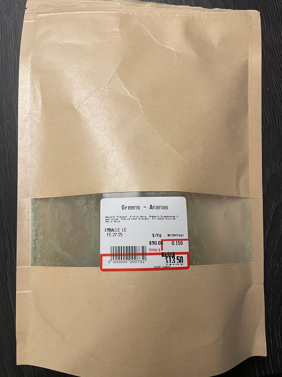 Customer photo review of VRAC - Greens & Berries (100g)