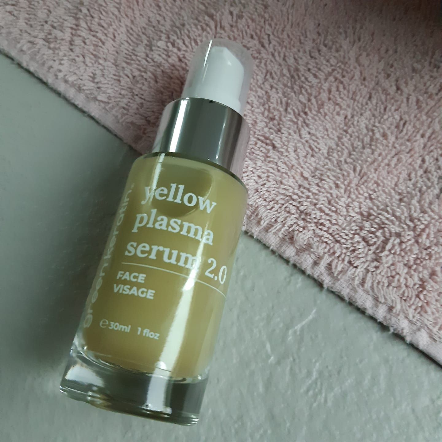 Customer photo review of Yellow Plasma 2.0 - Sérum pour le visage , 30ml