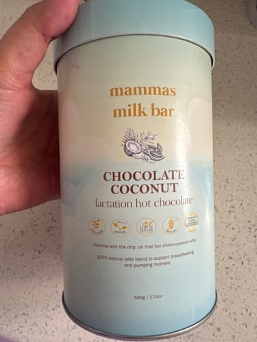 Customer photo review of Lactation Hot Chocolate - Coconut Chocolate