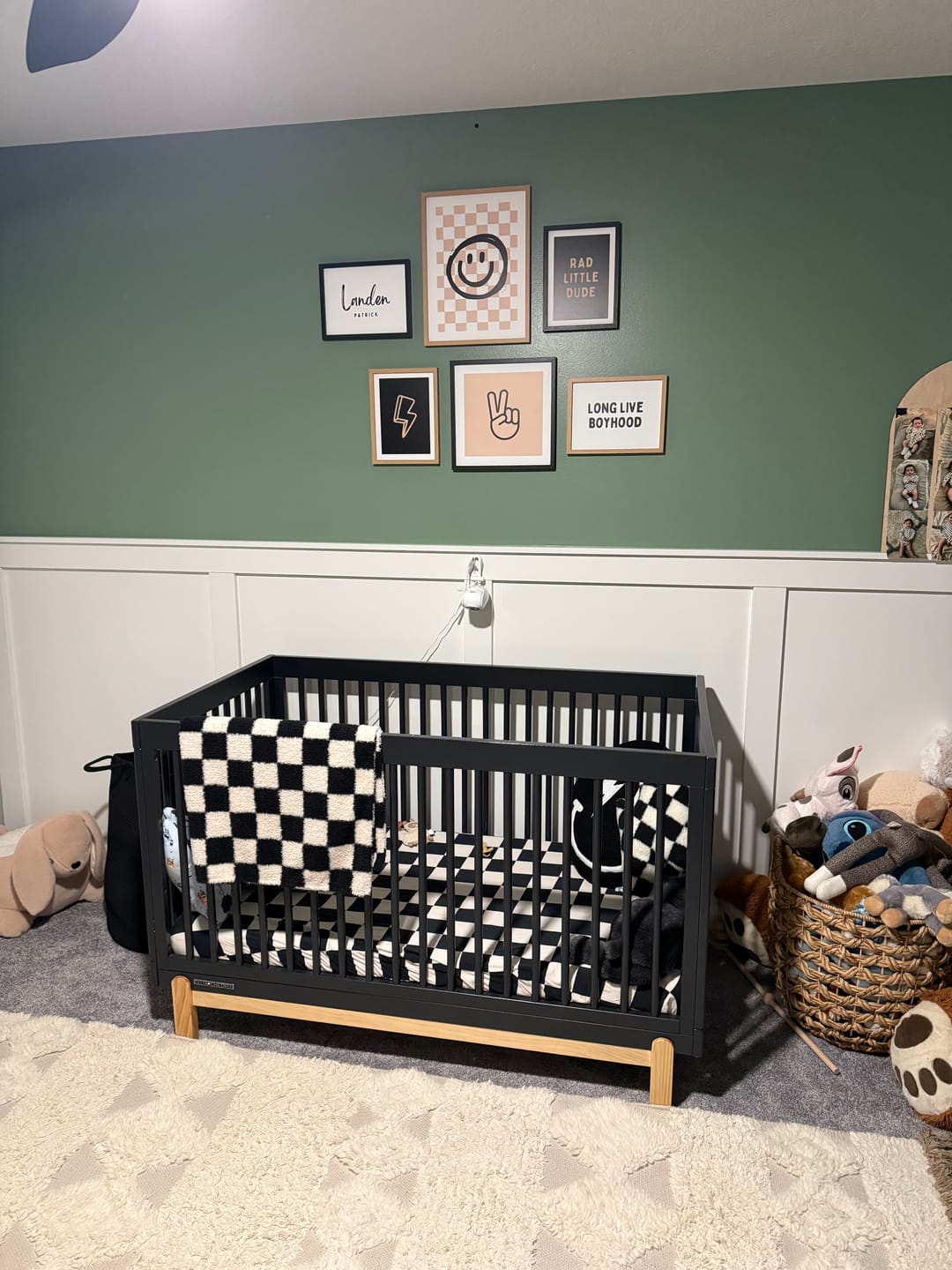Customer photo review of Bamboo Crib Sheet - Venice