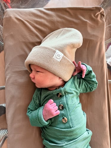 Customer photo review of Beanie - Tan