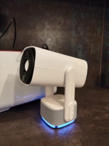 Customer photo review of moviehub wireless projector