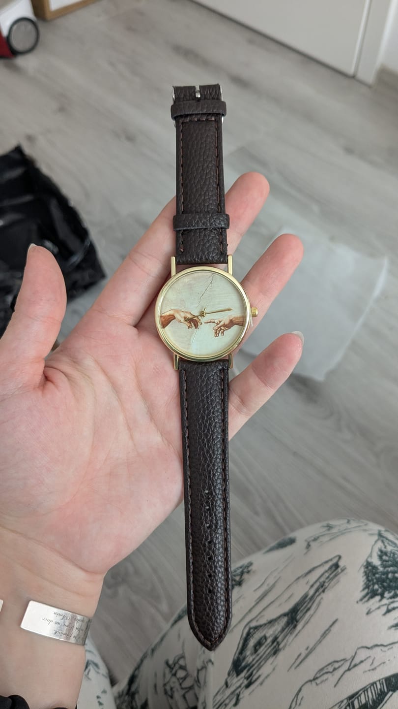 Customer photo review of Michelangelo The creation of Adam Watch