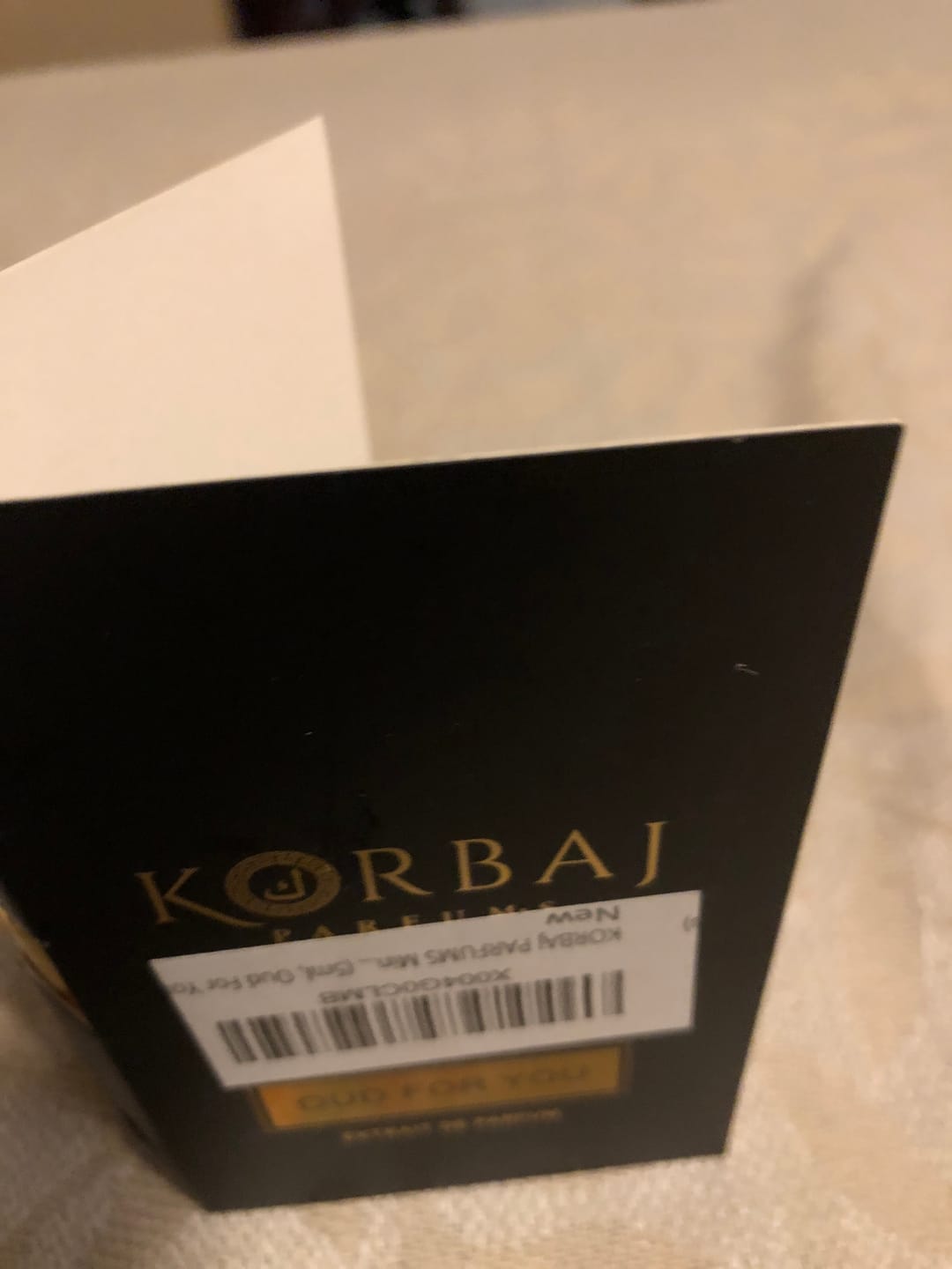 Customer photo review of Perfume Sample Set - 4 PCS