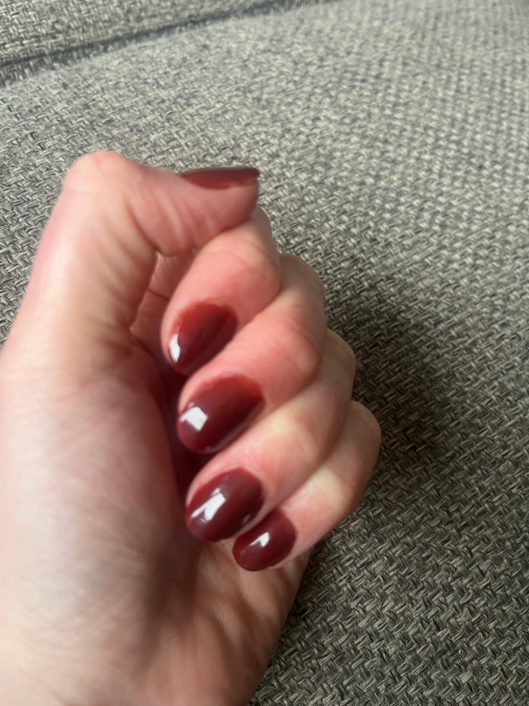 Customer photo review of Rogue Red Dipping Powder