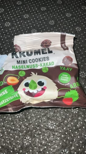 Customer photo review of Bio Mini Cookies Haselnuss-Kakao