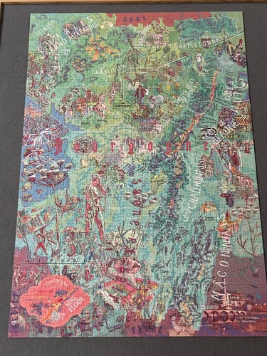 Customer photo review of Wine Puzzle - Bourgogne