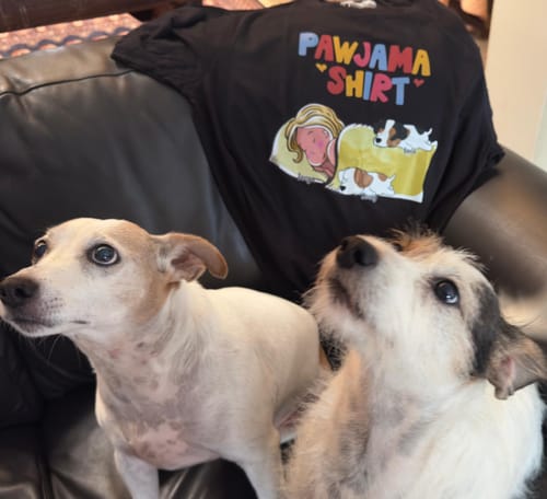 Customer photo review of PAWJAMA SHIRT (Unisex)