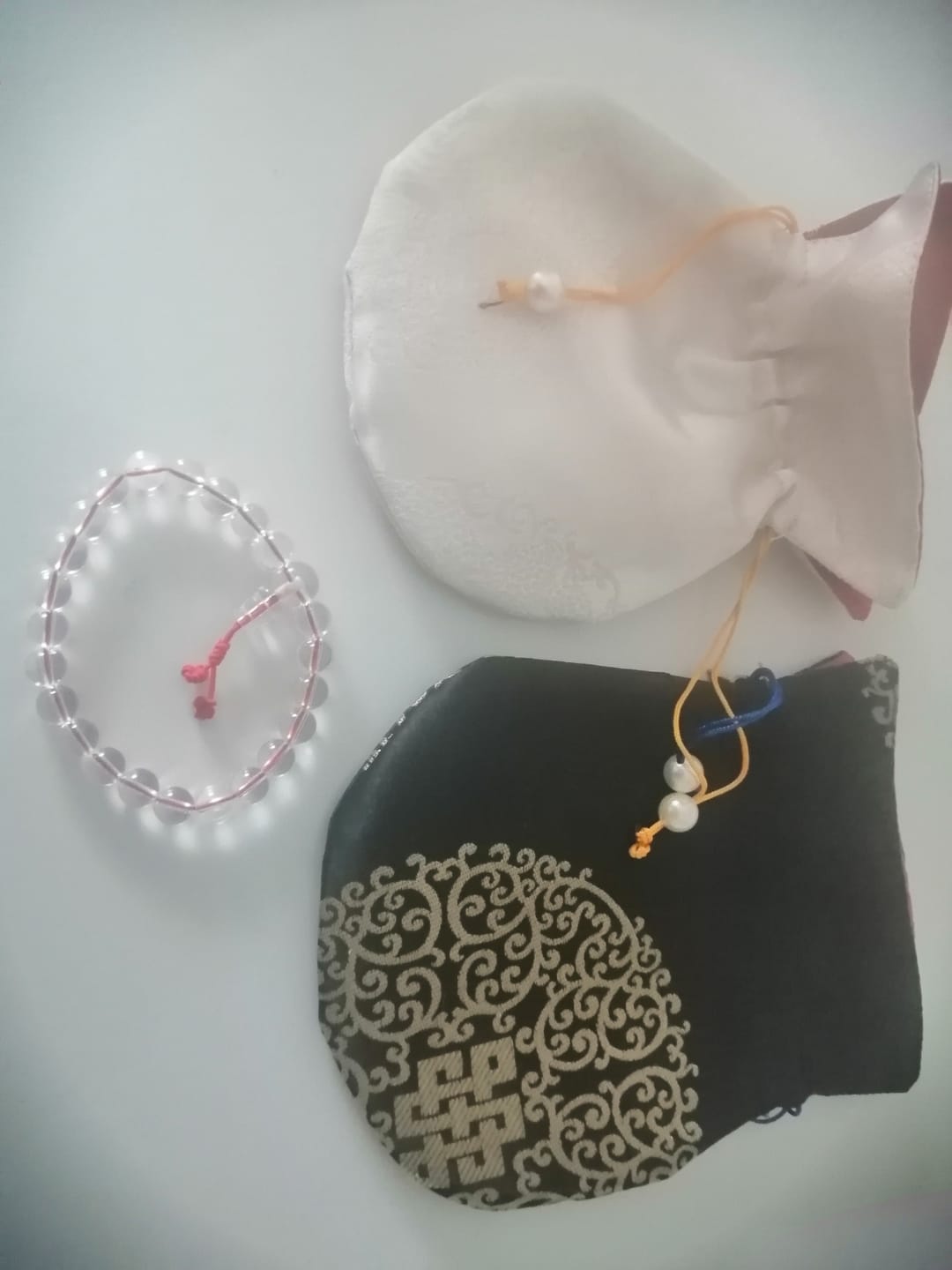 Customer photo review of 2 Bracelets Cristal Himalaya