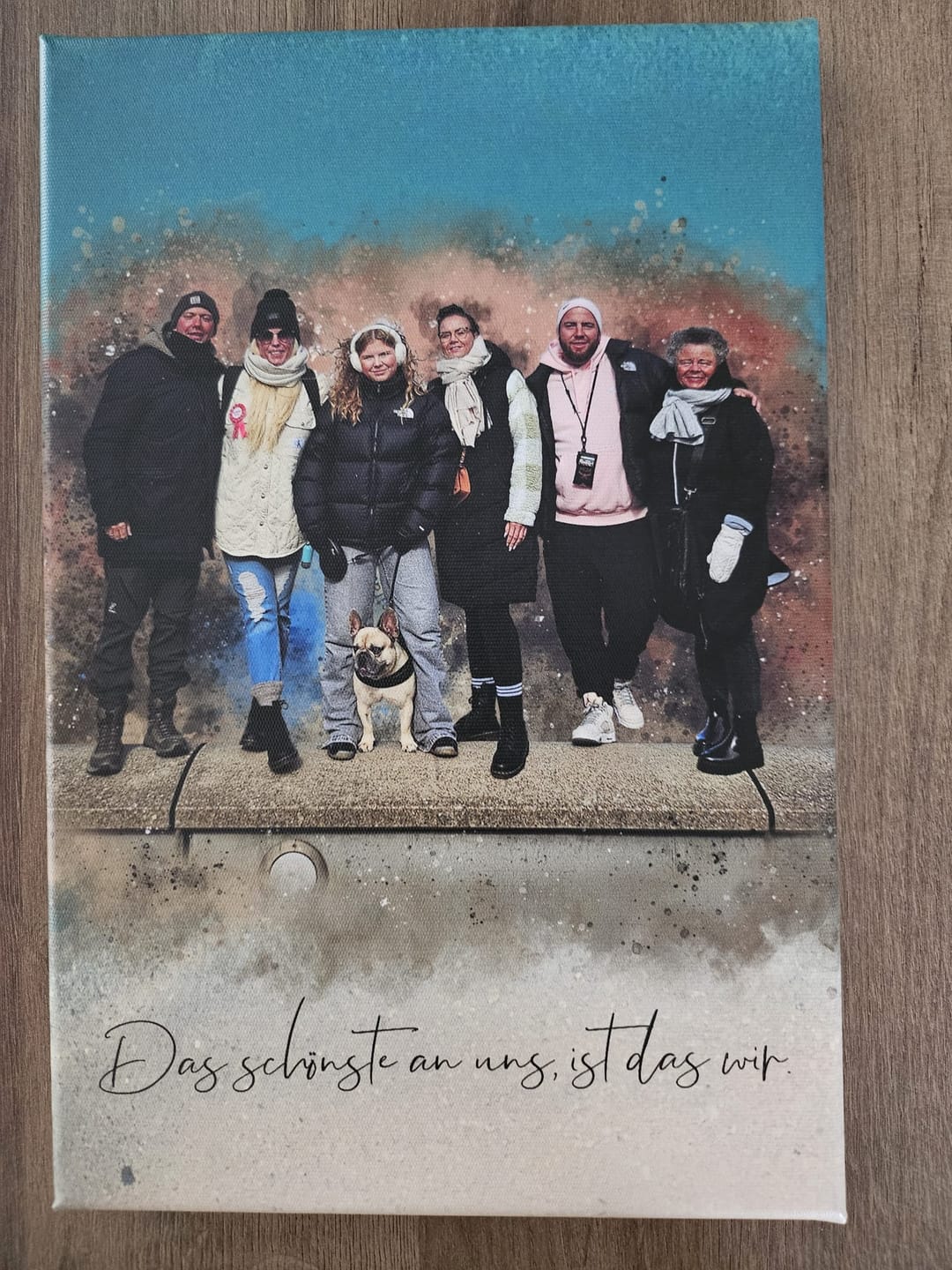 Customer photo review of Familien-Poster im Aquarell-Stil | personalisierbar