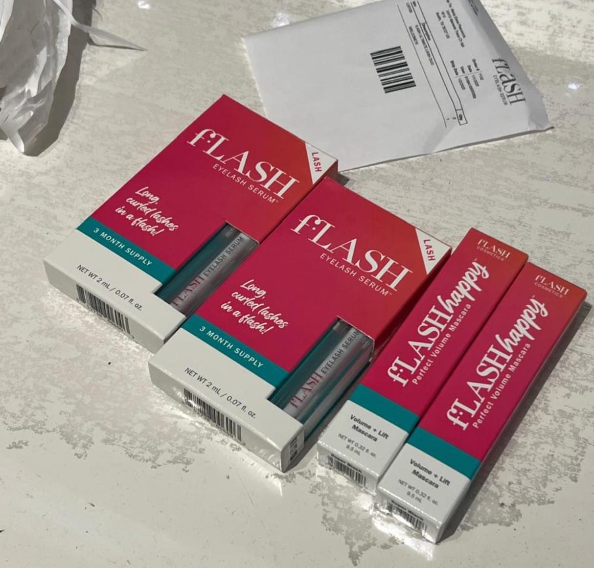 Customer photo review of fLASH ULTIMATE LASH DUO