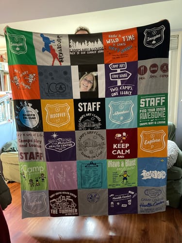 Customer photo review of T Shirt Quilt by Project Repat