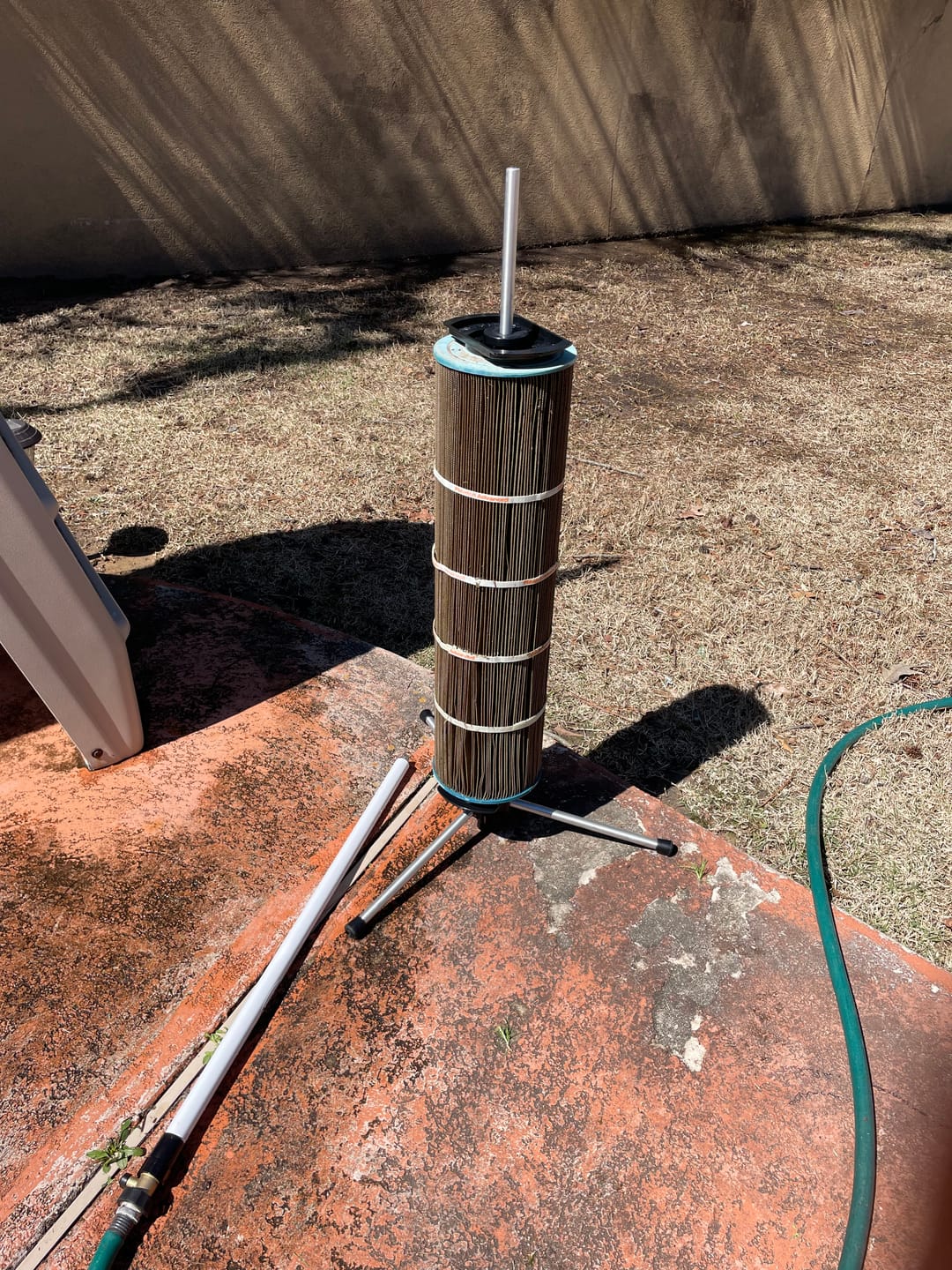 Customer photo review of Cyclone Pool Filter Cleaning System