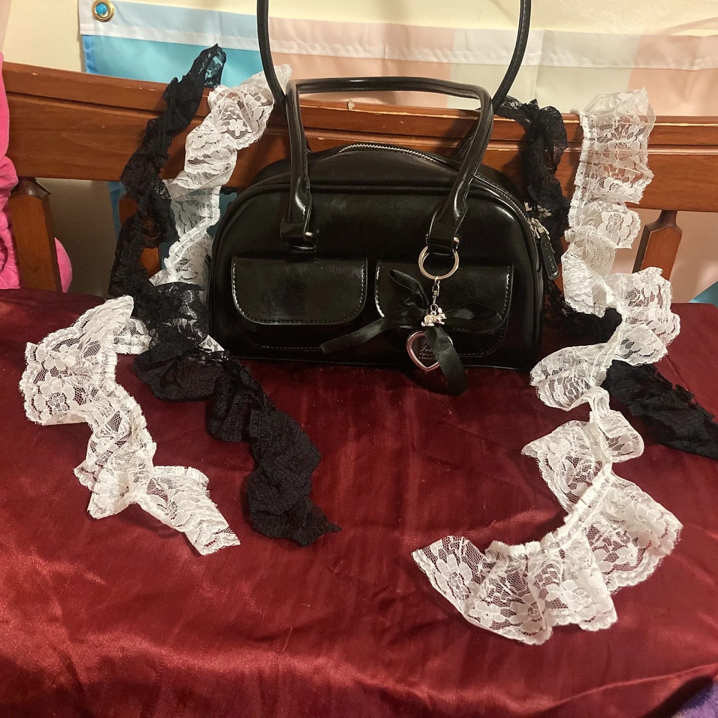 Customer photo review of GARANCE - Sac à Main Elégant en Cuir Multipoches