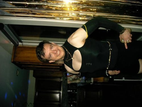 Customer photo review of NEV Tight High Neck Sexy Bodysuit