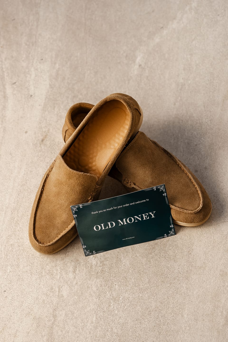 Customer photo review of Old Money Premium Suede Loafers