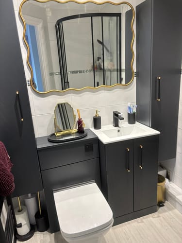 Customer photo review of Ryker 300mm Tall Unit (1 Door) - Soft Black