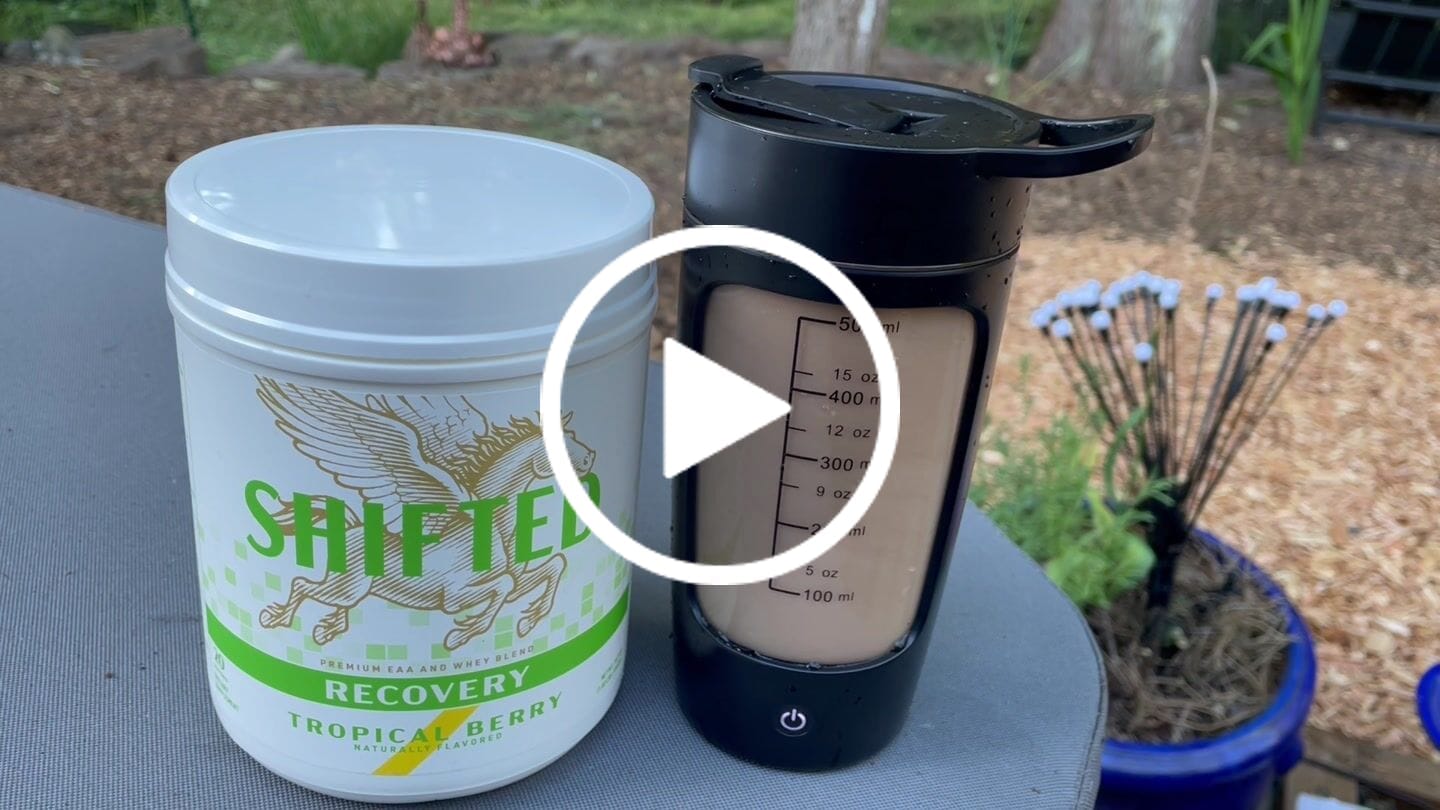 Customer video review of Shifted Recovery - Post-Workout Formula
