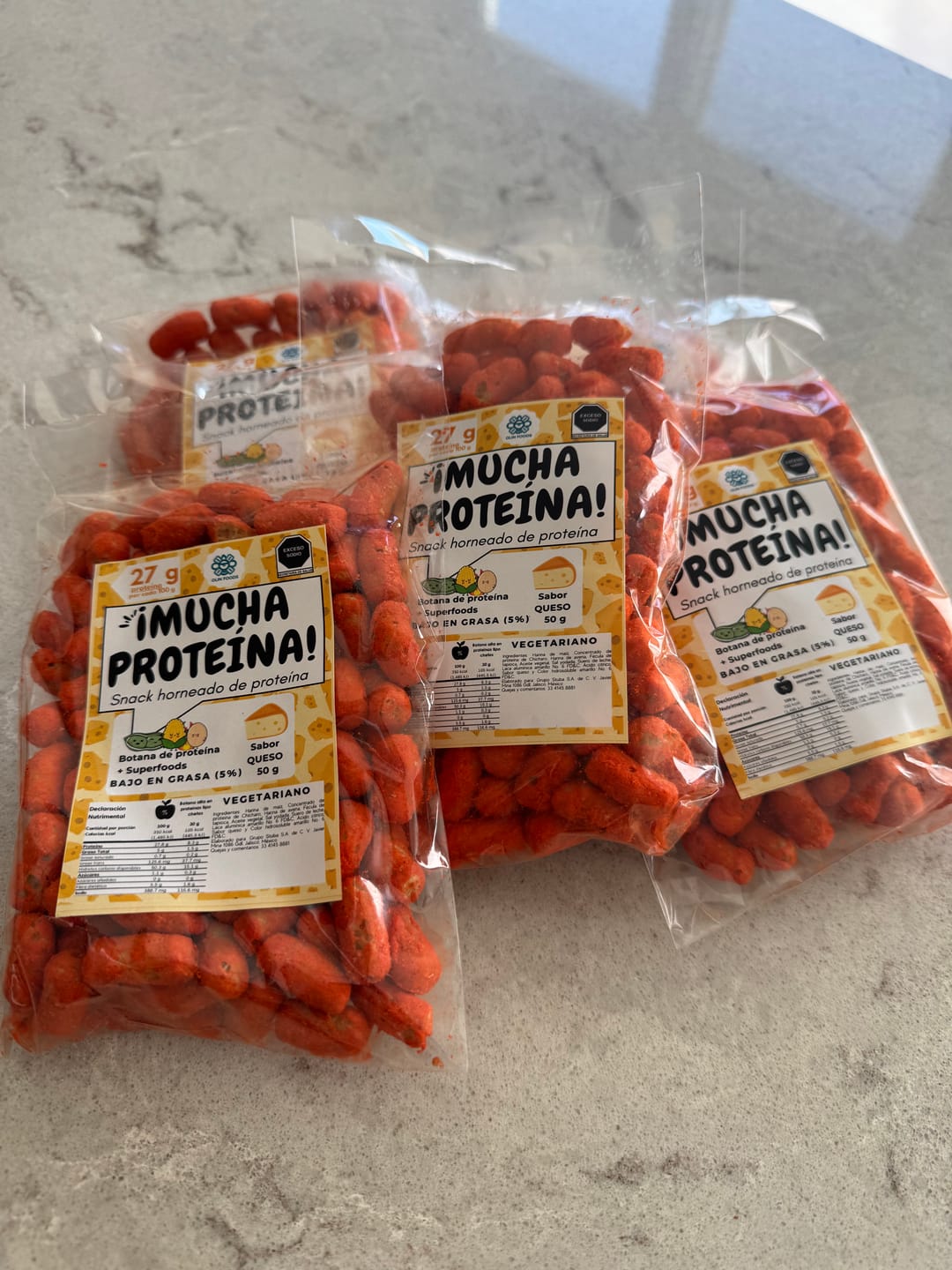 Customer photo review of 12 pzas de 50 g ¡Mucha Proteína!