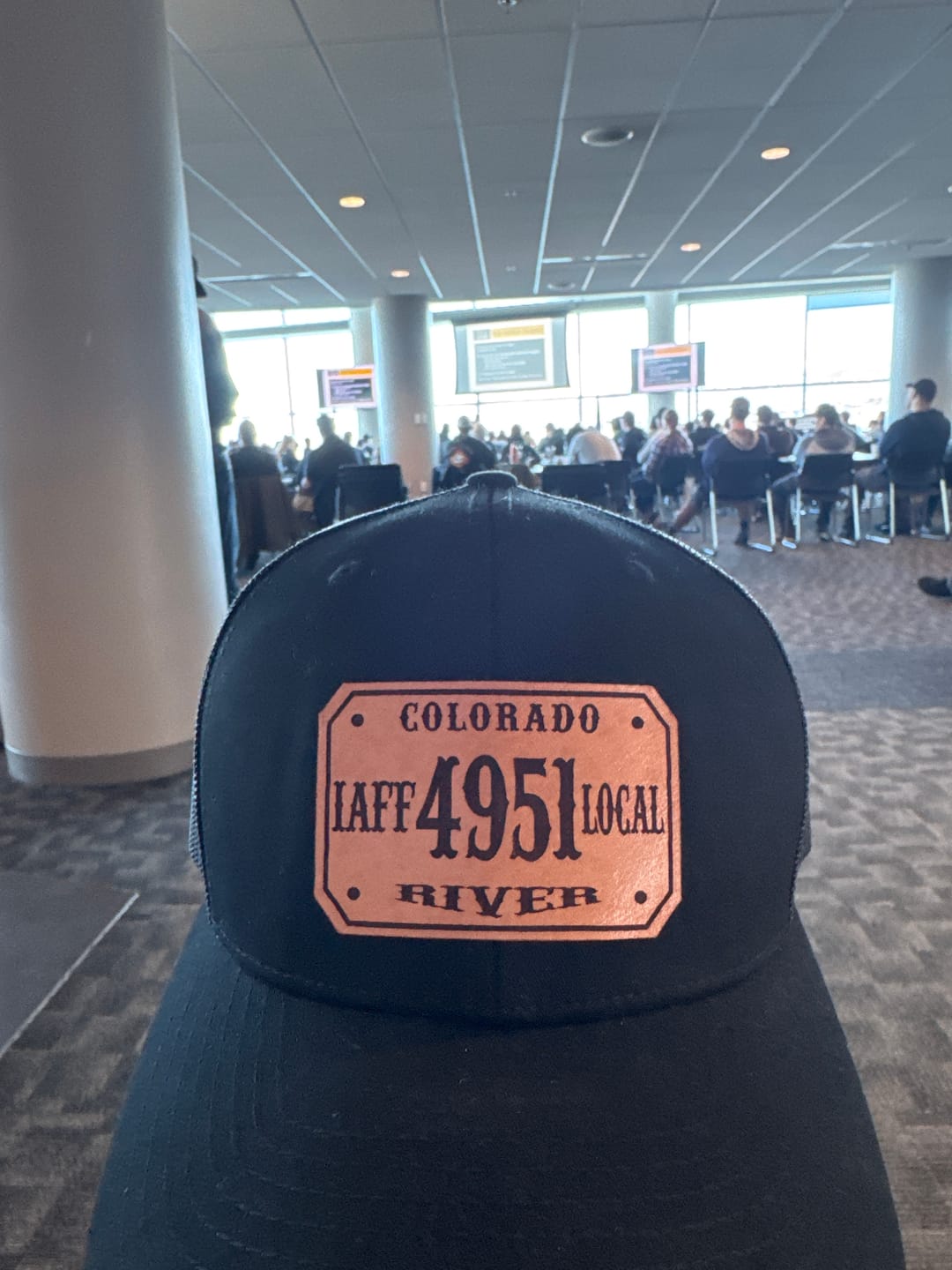 Customer photo review of Passport Leather Patch