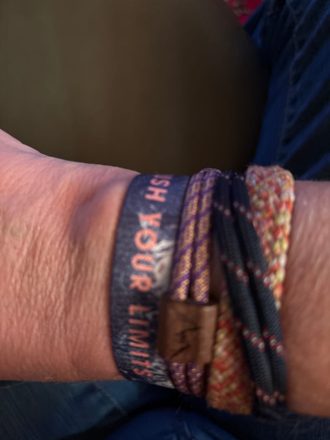 Customer photo review of Push Your Limits - Elastisches Armband