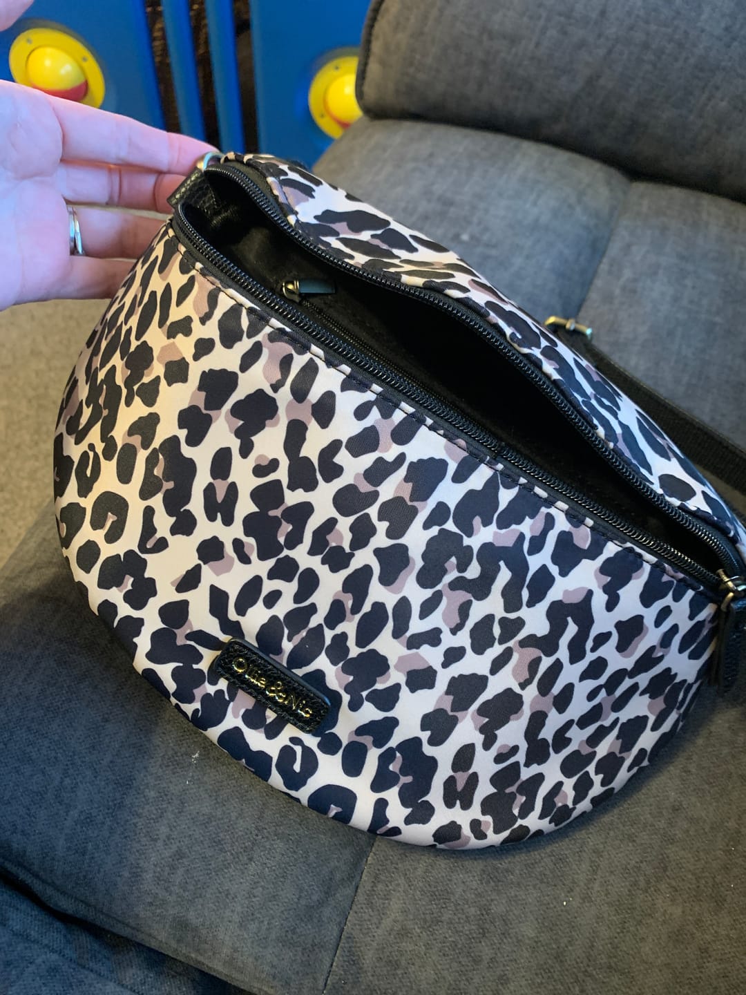 Customer photo review of Brooke Belt Bag - Leopard