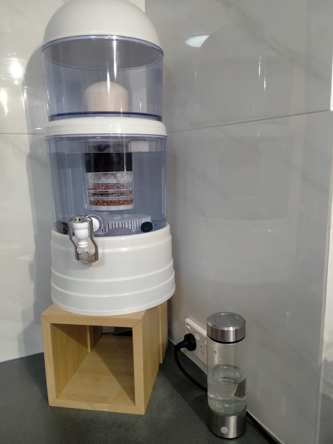 Customer photo review of HolyH2O™ Trinity Water Filter