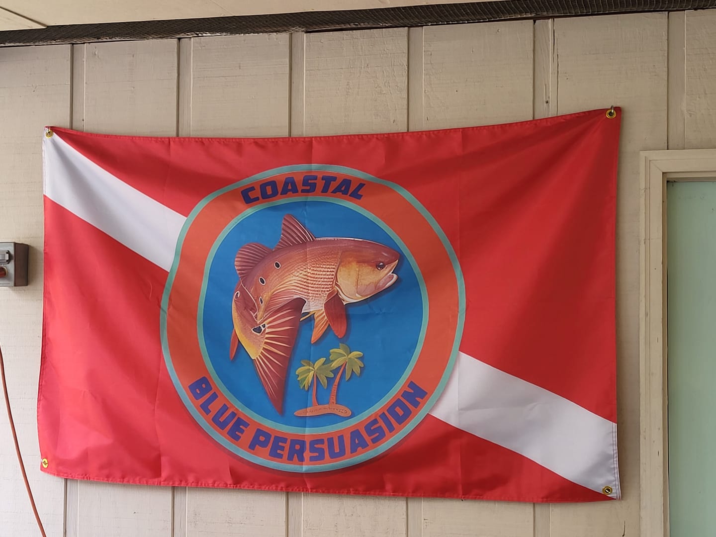 Customer photo review of Custom Standard Flags