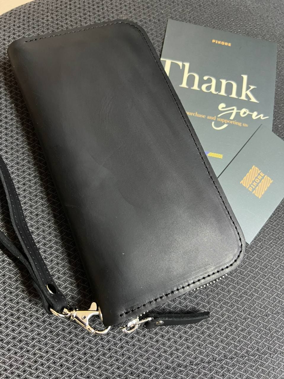 Customer photo review of Long Zippered Wallet Lagom