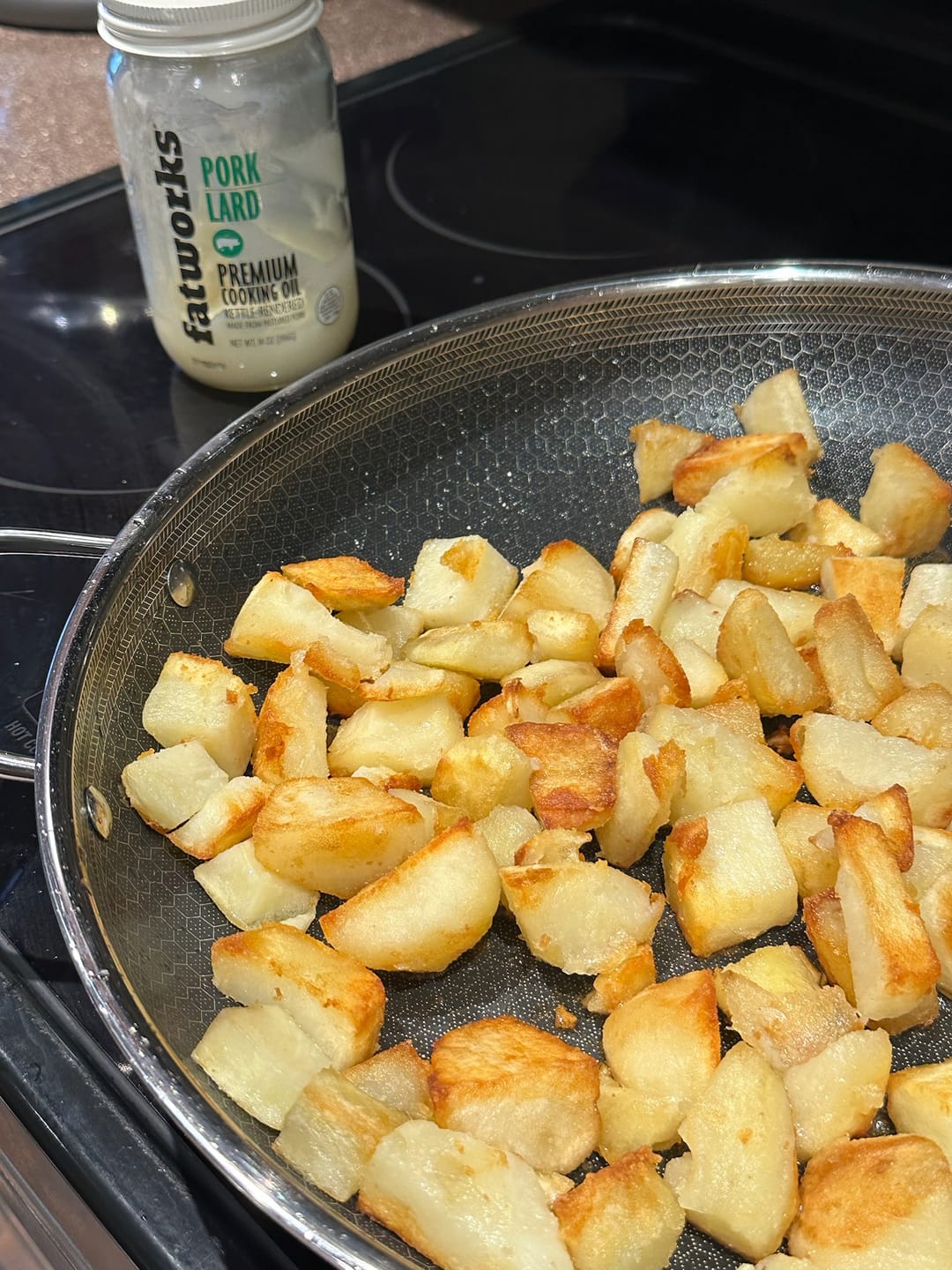 Customer photo review of Pasture Raised Pork Lard (14 oz)