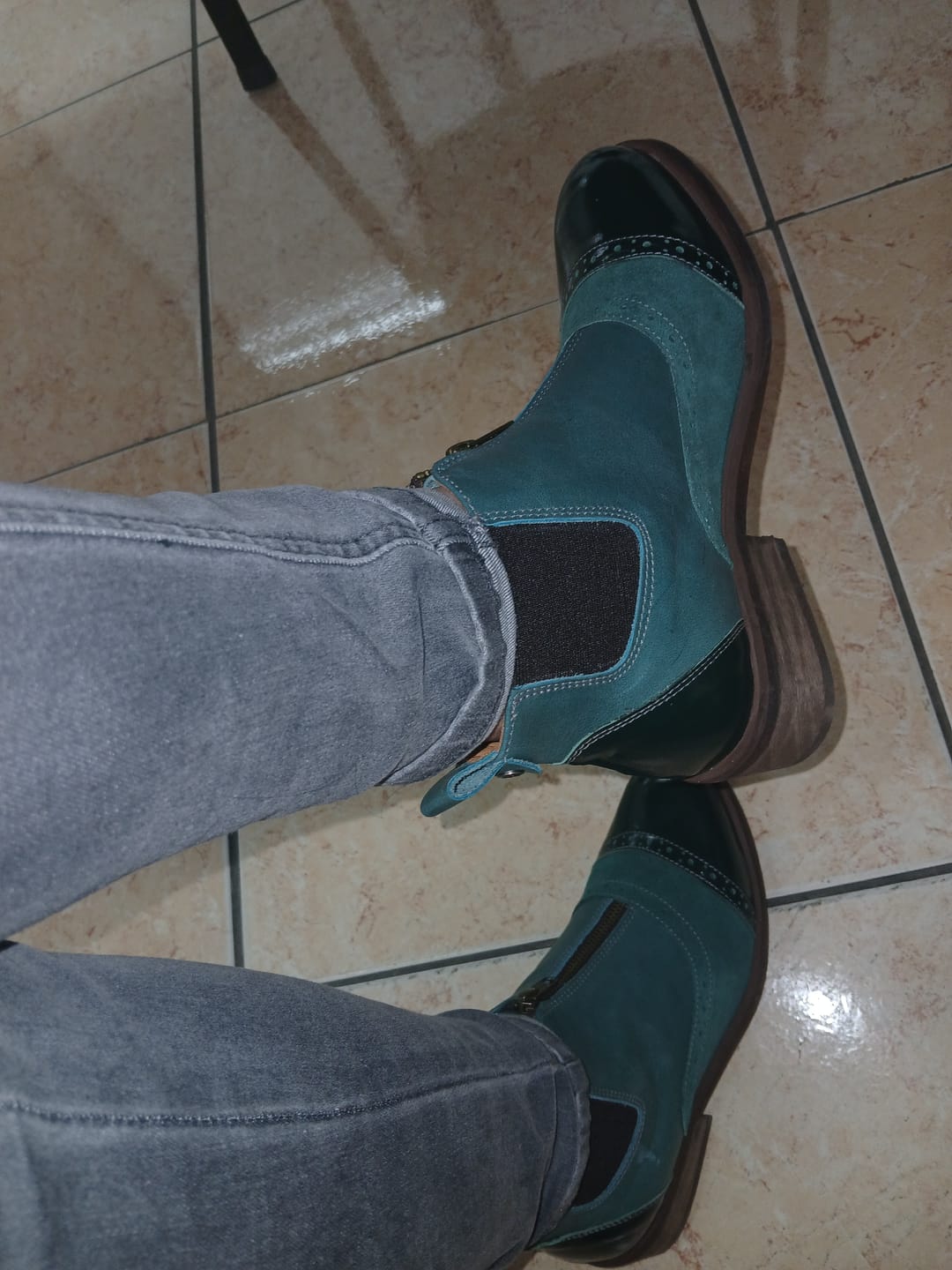 Customer photo review of Botin Mujer / Diana Verde