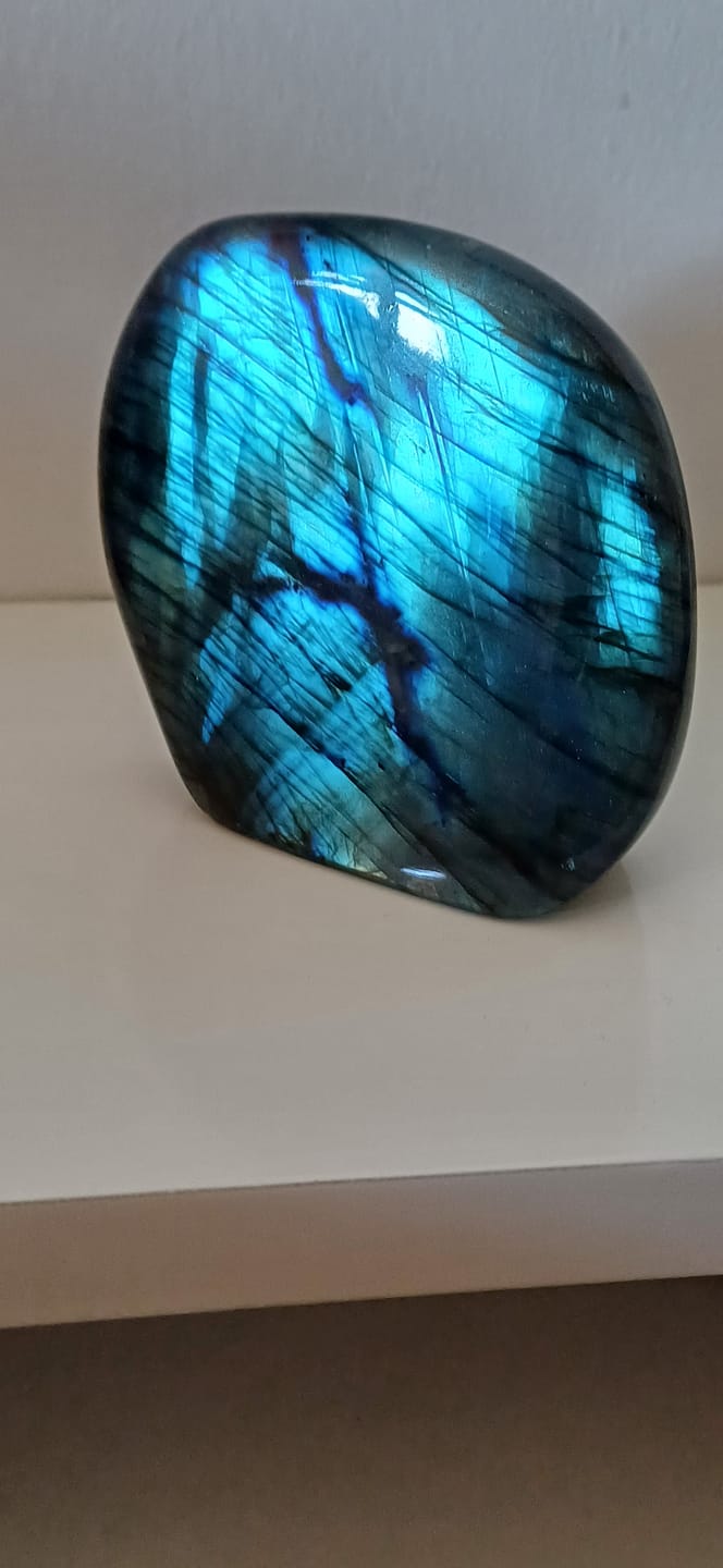 Customer photo review of Labradorite Bleue Flash, Forme libre