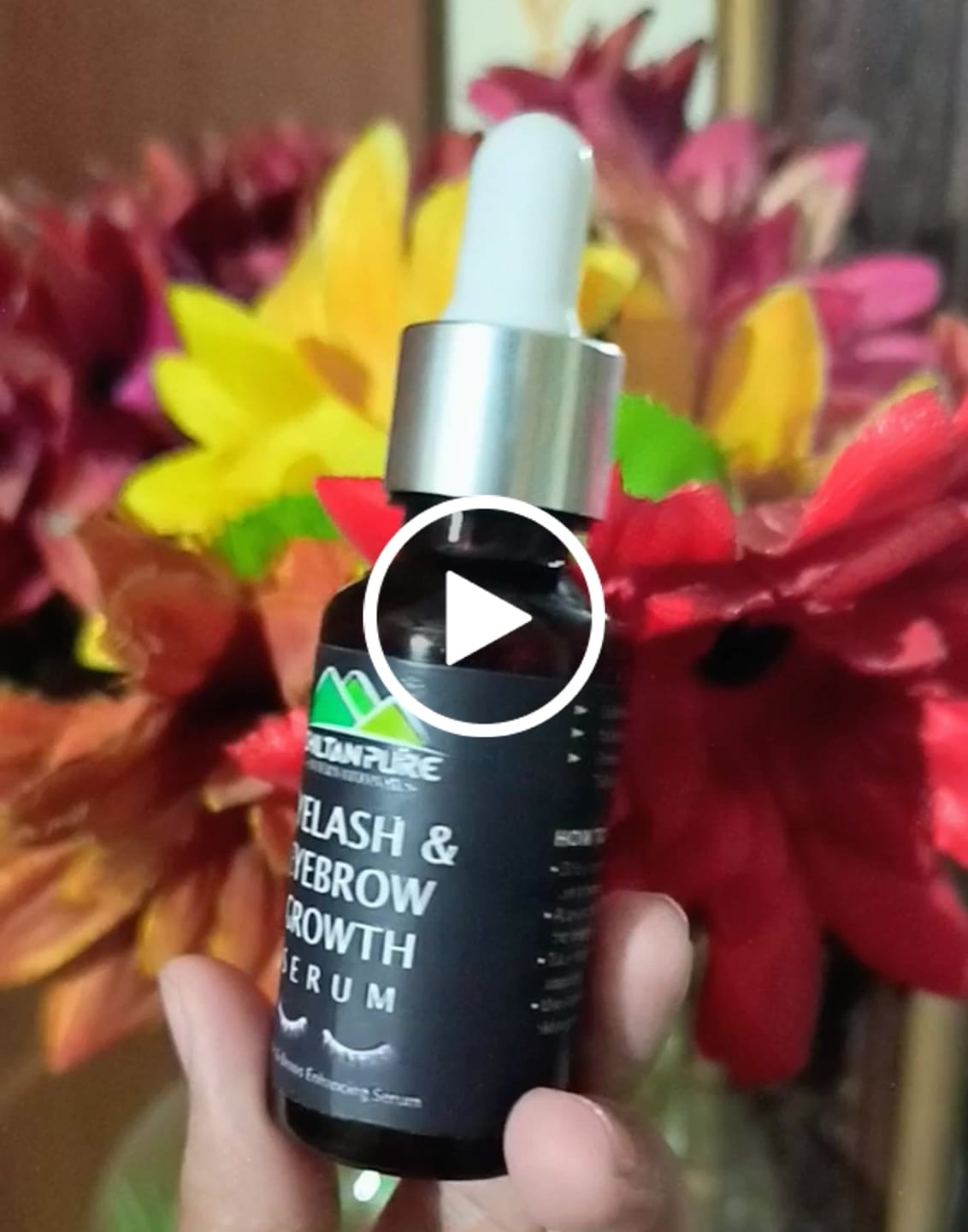 Customer video review of Eye Lashes Growth Serum – Grow naturally, boosts eye lashes growth, provides longer, thicker and healthier look, strengthen from to tip – 100% natural organic