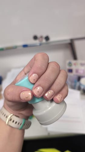 Customer photo review of Aurora | Super Jellies DIY Hard Semi Cured Gel Nail Wraps