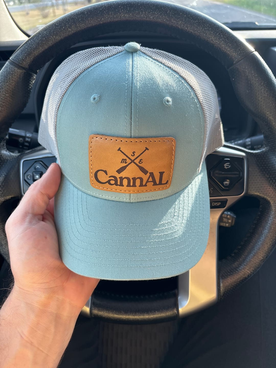 Customer photo review of Richardson 115 Custom Leather Patch Hat