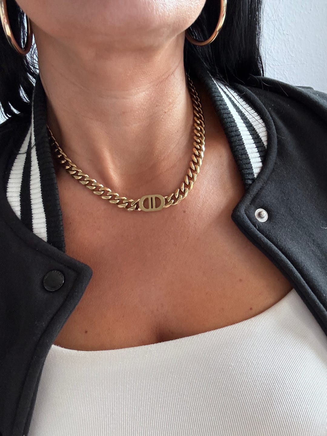 Customer photo review of Prestige Halskette | 18K vergoldet