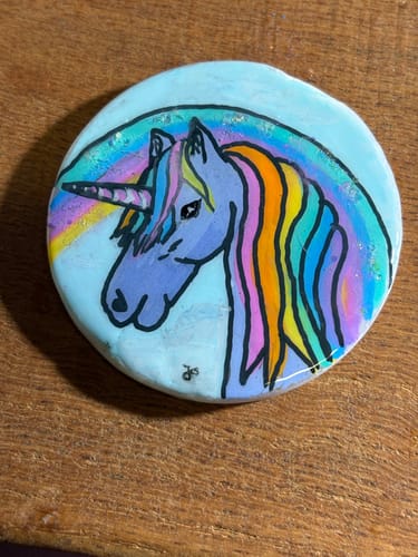 Customer photo review of QR Codes voor de Happy Stone App