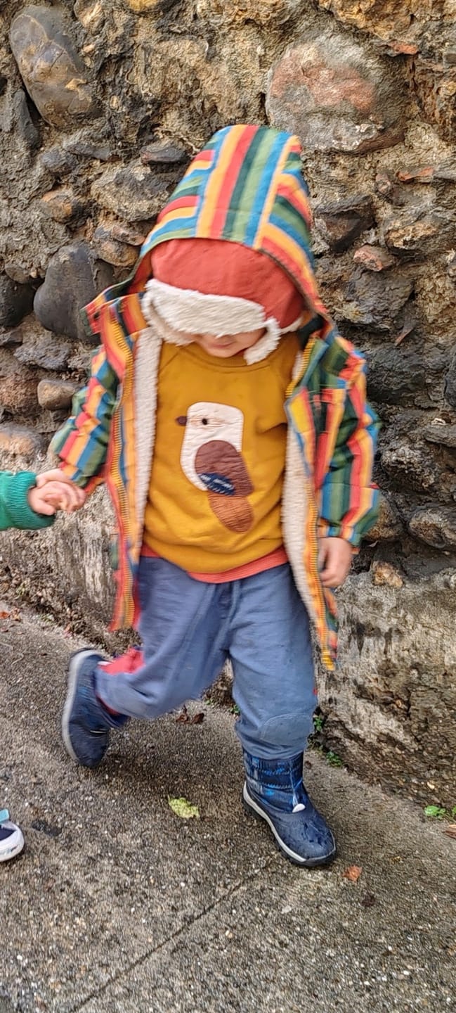 Customer photo review of Hazelnut Sherpa Fleece Cosy Hat