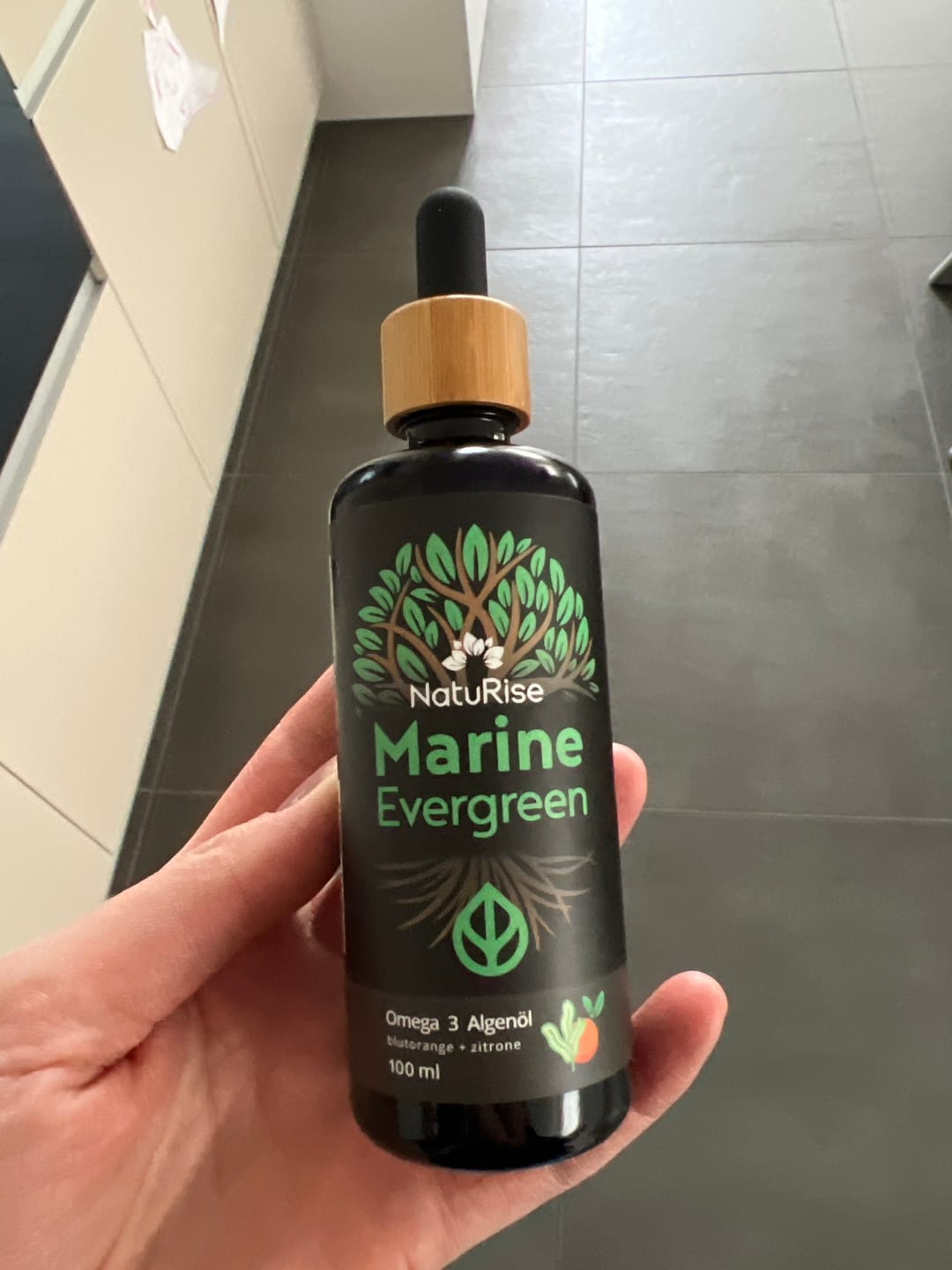 Customer photo review of Omega-3 Algenöl (100ml)