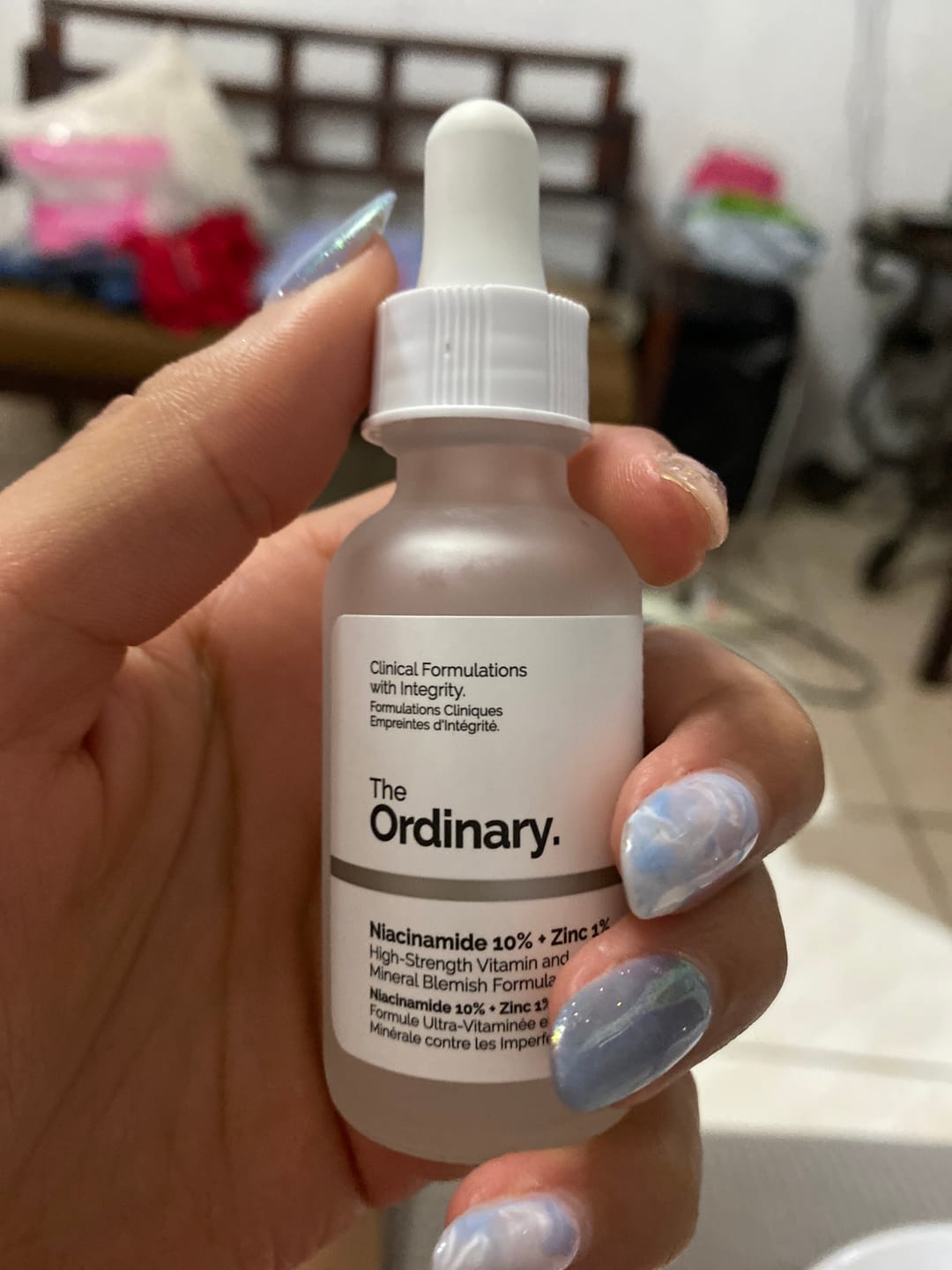 Customer photo review of Niacinamide 10% + Zinc 1% Oil Control Serum