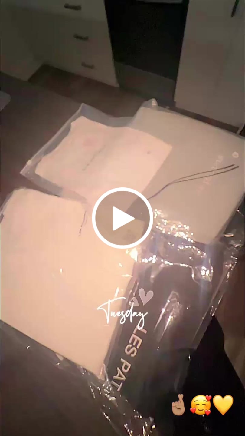 Customer video review of grey cargo pants (unisex)