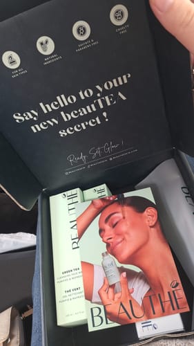 Customer photo review of Crème Hydratante Éclat au Thé Vert