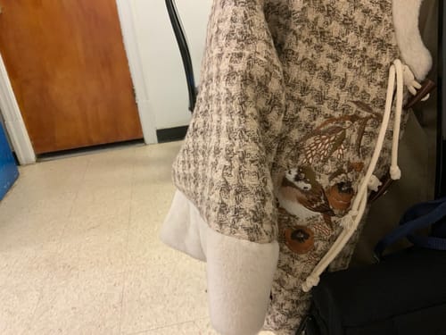 Customer photo review of Haoshi Fashi 好柿发生 Good Things Happening Modern Ming Fangling Square Collar Coat & Midi Mamian Skirt Set