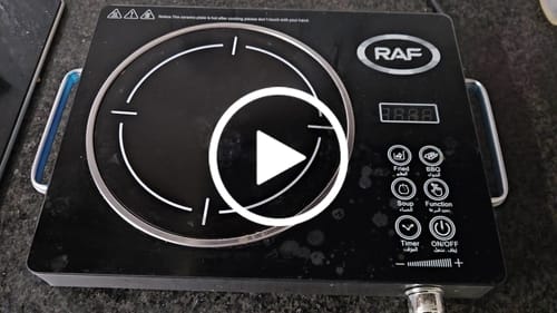 Customer video review of RAF Infrared Electric Stove - Russia Lot - 1 Year Warranty