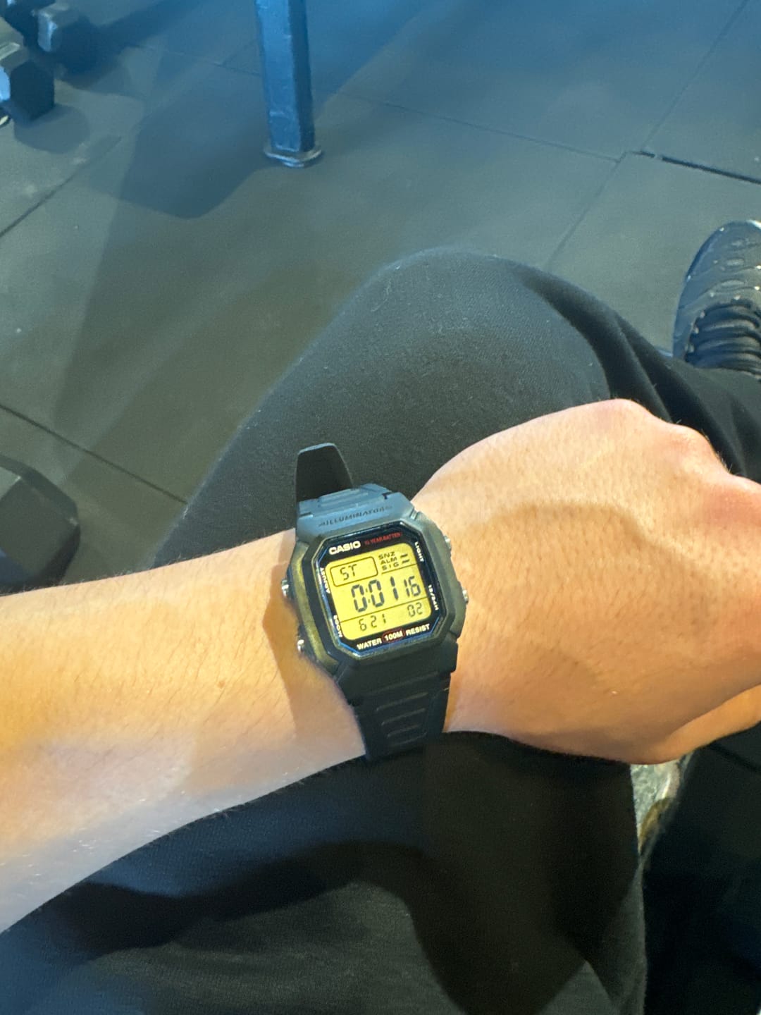 Customer photo review of Reloj Casio Vintage W-800H-1AVDF Líneas Azules
