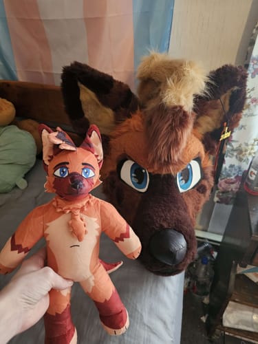 Customer photo review of Turn Kid‘s Drawings into Plushies